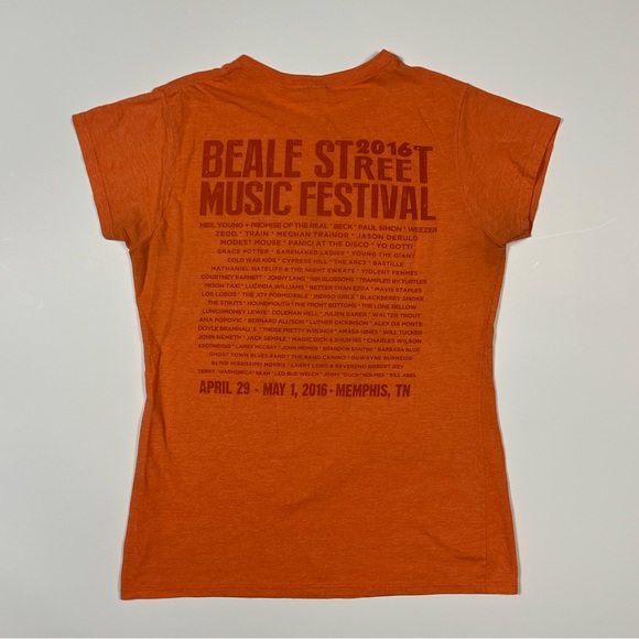 Beale Street Music Festival 2016 Memphis in May T-Shirt - Picture 2 of 2